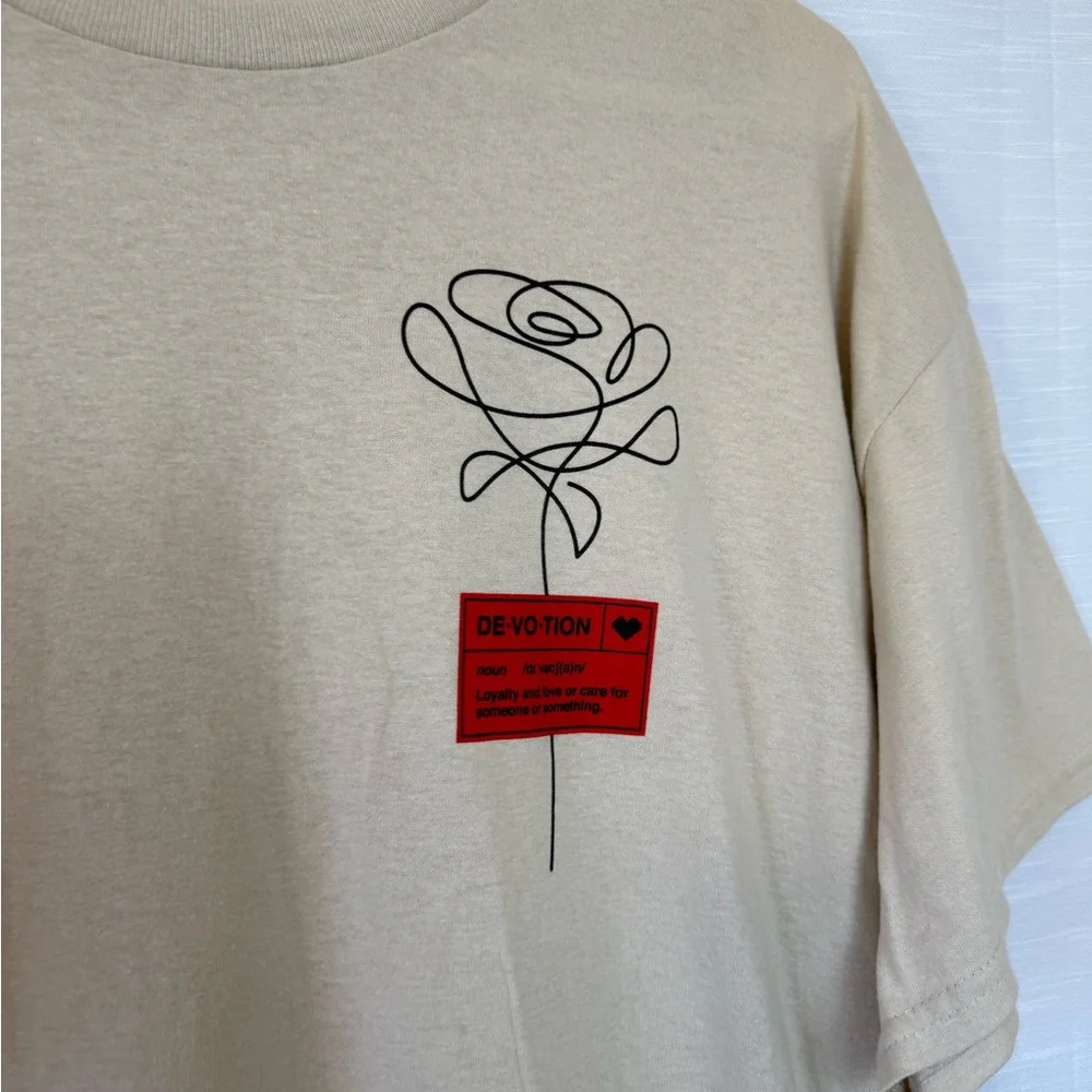 Fashion nova Loyalty Love And Care Short Sleeve Tee - Taupe